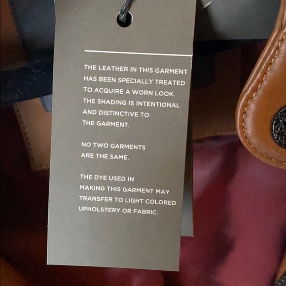 Armani exchange authentic genuine leather jacket - Picture 7 of 7